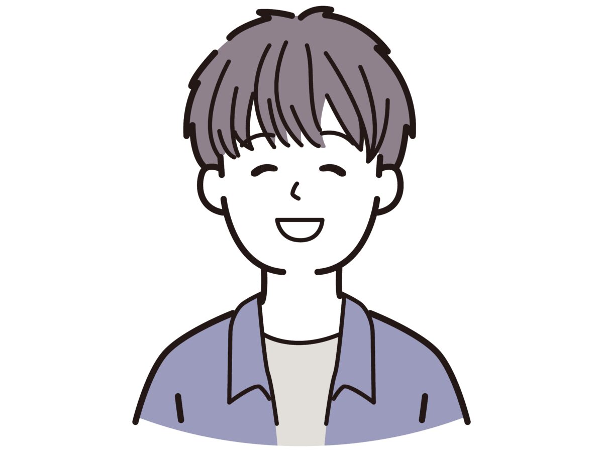 卒業生の男性