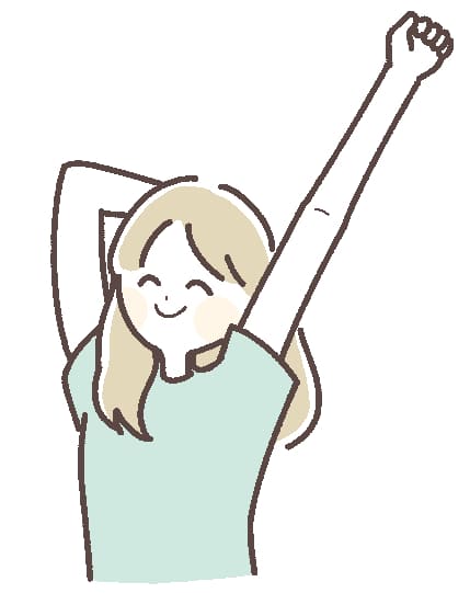 卒業生の女性